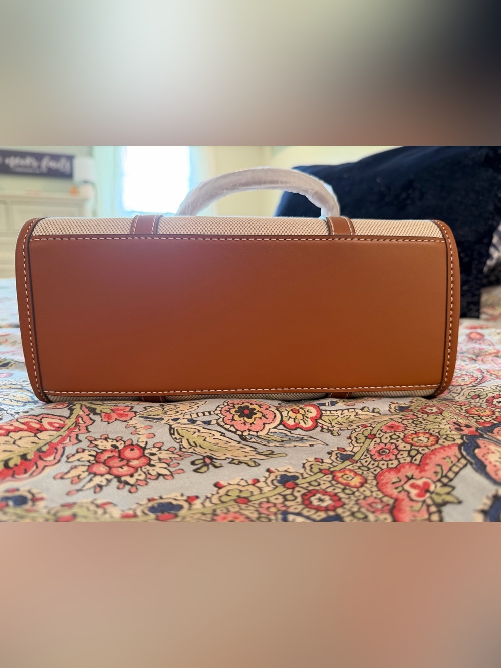 NWT Tory Burch Blake Canvas Small Tote - Picture 4 of 12